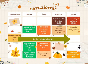 Kalendarz wydarzeń-październik 2025