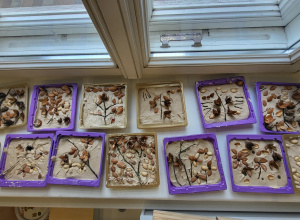 Jesienne obrazki - "Motylki"