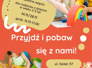 Zapraszamy na zajęcia do naszego Przedszkola!