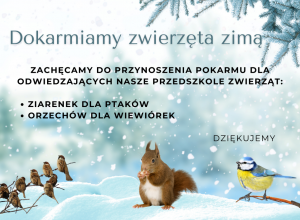 Dokarmiamy zwierzęta zimą