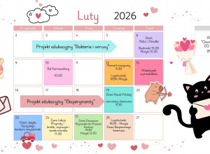 Kalendarz Luty 2026