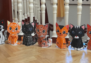 Prezentacja wykonanych kotów.