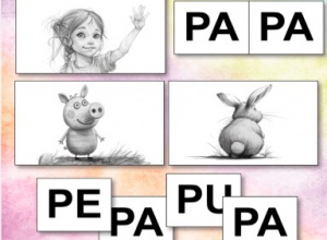 Zabawy sylabami - Motylki