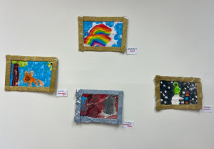 Obrazy wykonane przez dzieci