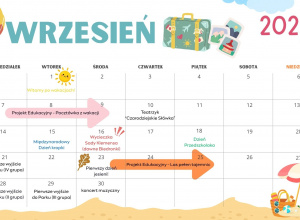 Kalendarz na wrzesień