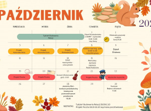 Kalendarz wydarzeń - Październik 2026
